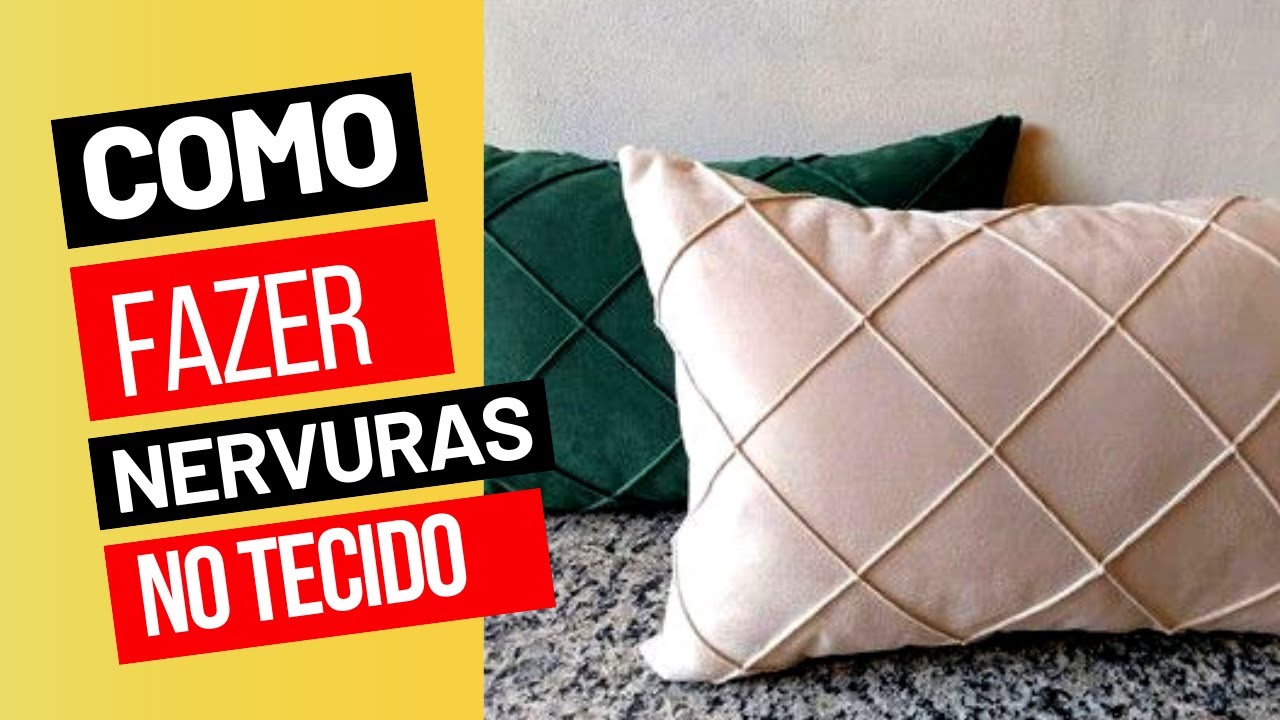 DYI PASSO A PASSO COMO FAZER NERVURAS NO TECIDO.