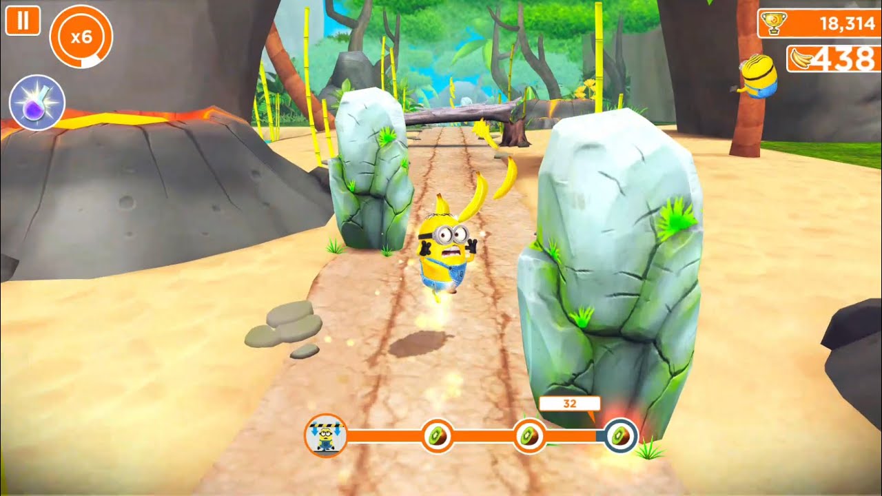Despicable Me: Minion Rush - Slide Under Obstacles Mission