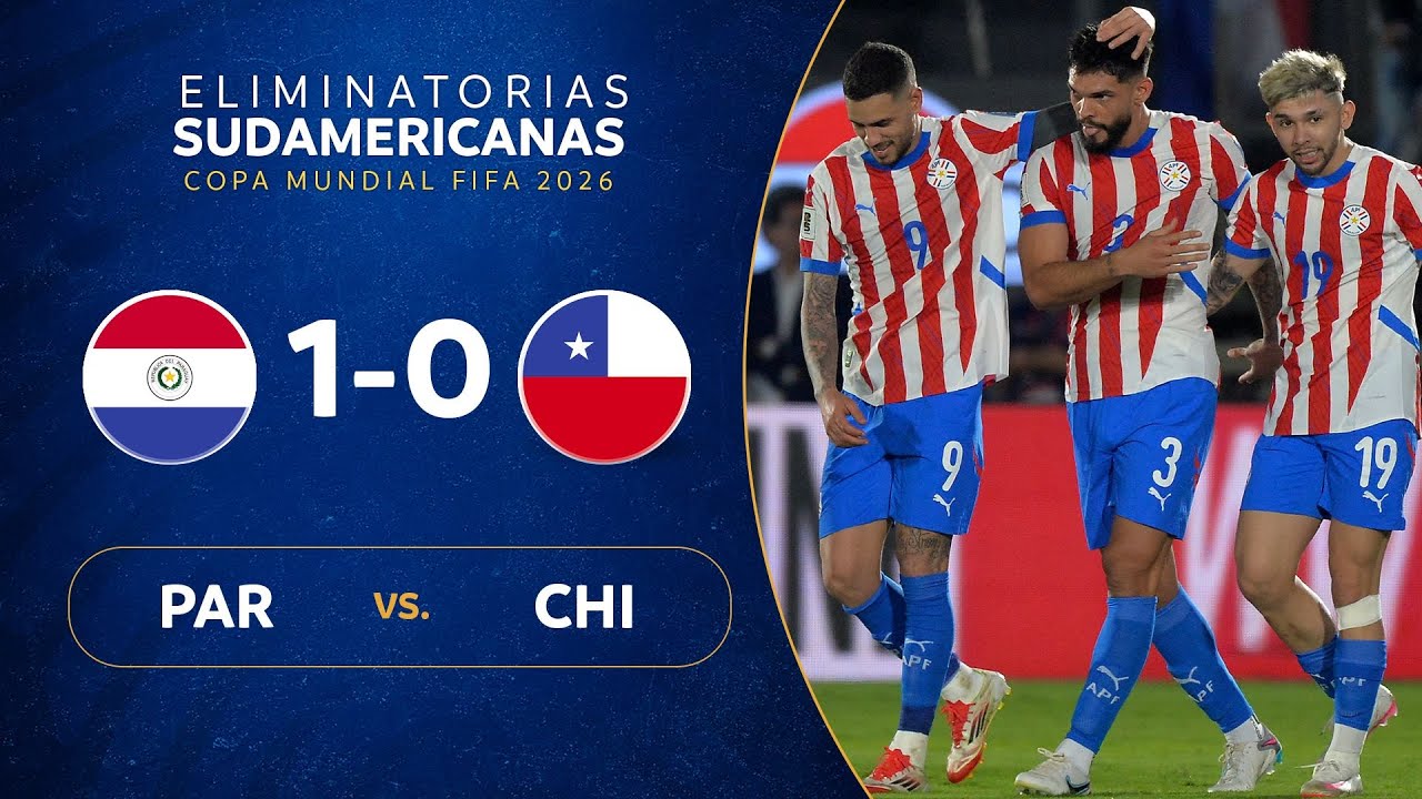 PARAGUAY vs. CHILE [1-0] | RESUMEN | ELIMINATORIAS SUDAMERICANAS | FECHA 13