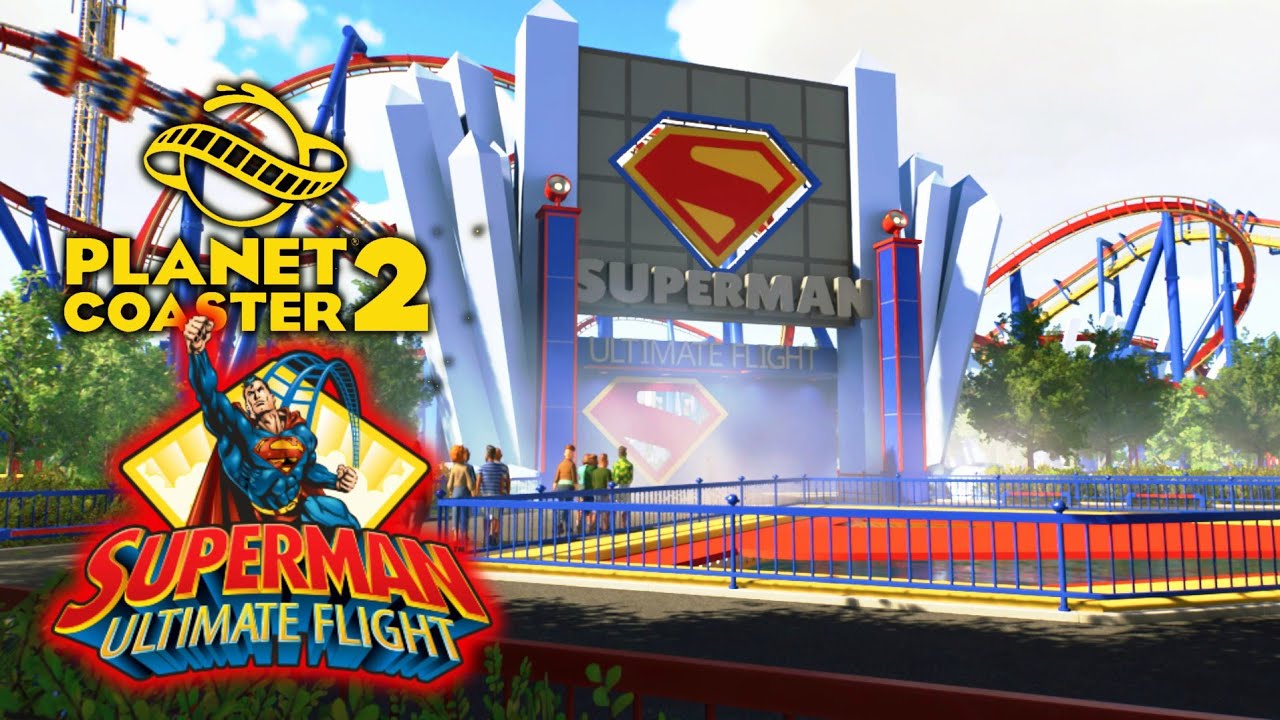 Superman: Ultimate Flight POV (Planet Coaster 2)