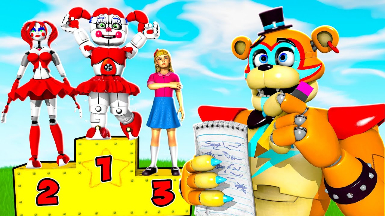 Ranking EVERY CIRCUS BABY with Glamrock Freddy