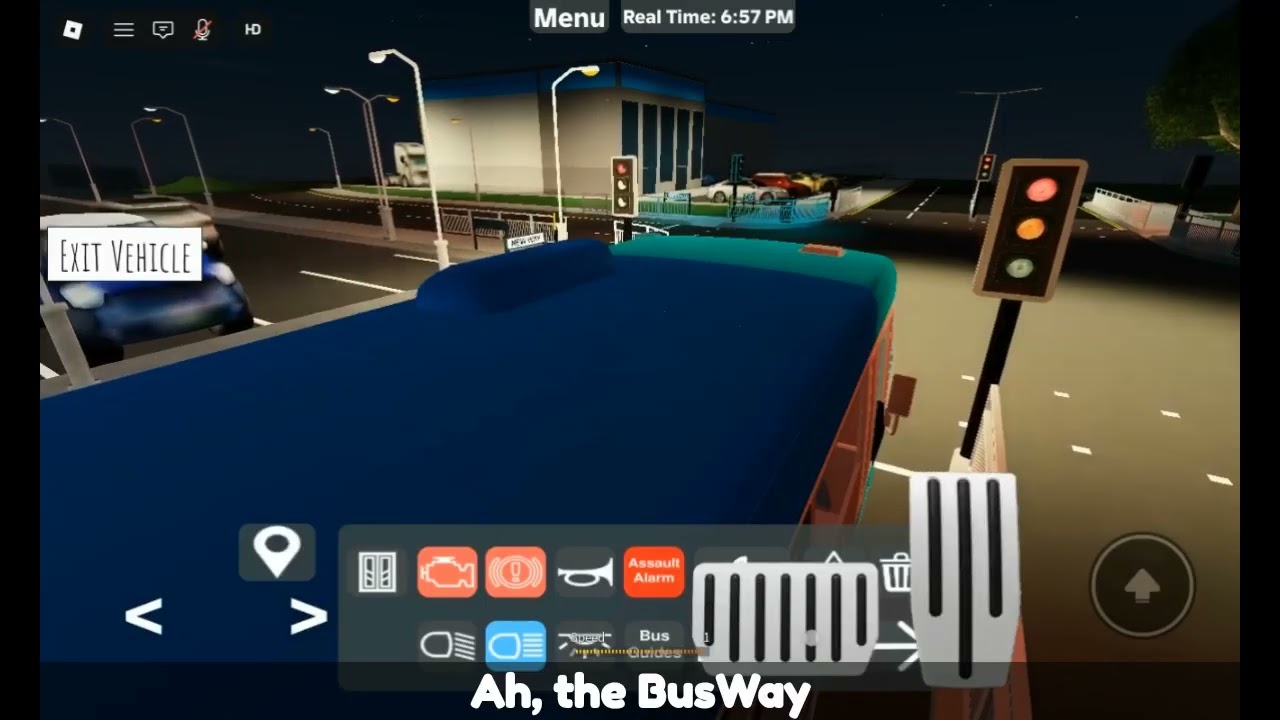 *CRASH* Trident Plays UK Transport Simulator 2 - On BusWay driving an Omni city on DE1