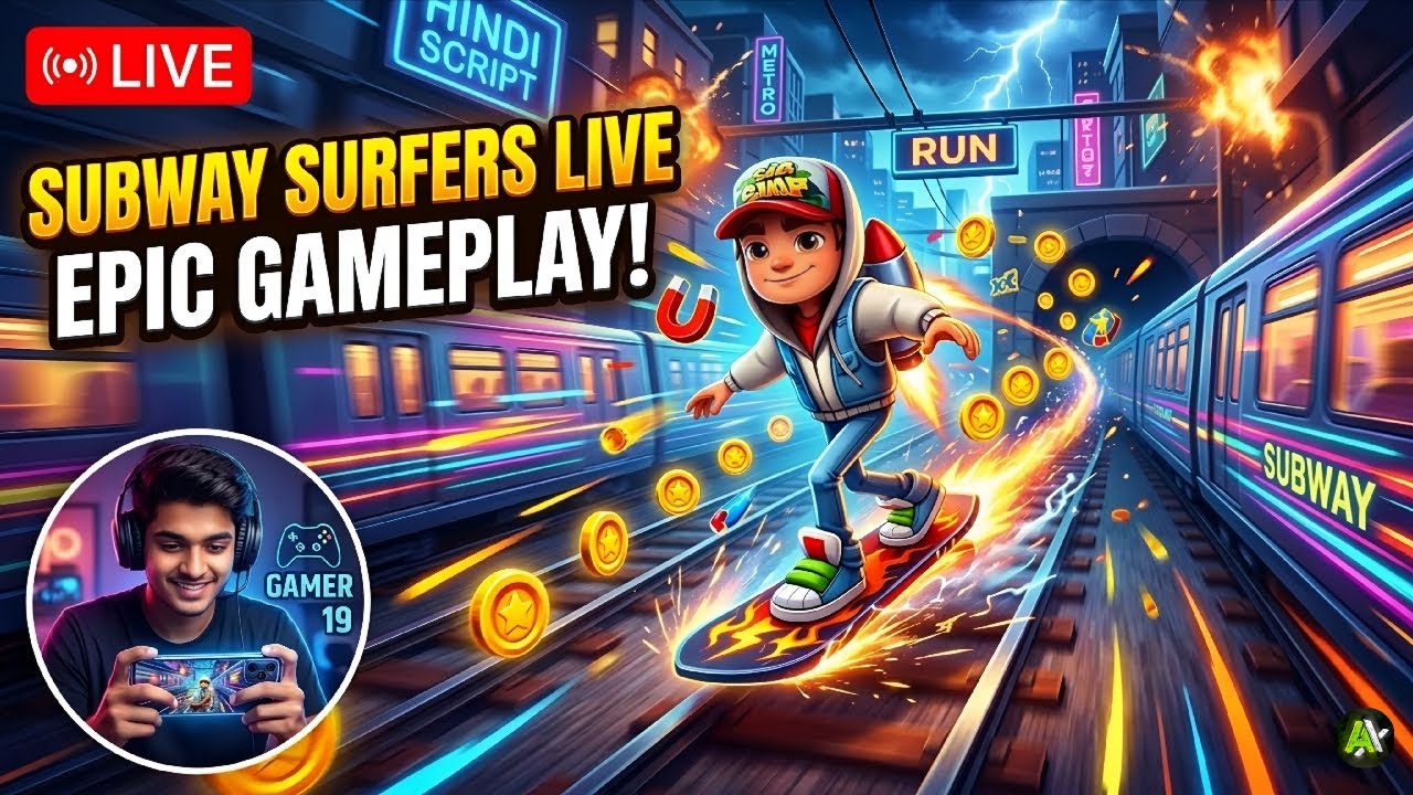 🛑 Live Subway Surfers: 2 million coin, 
world record