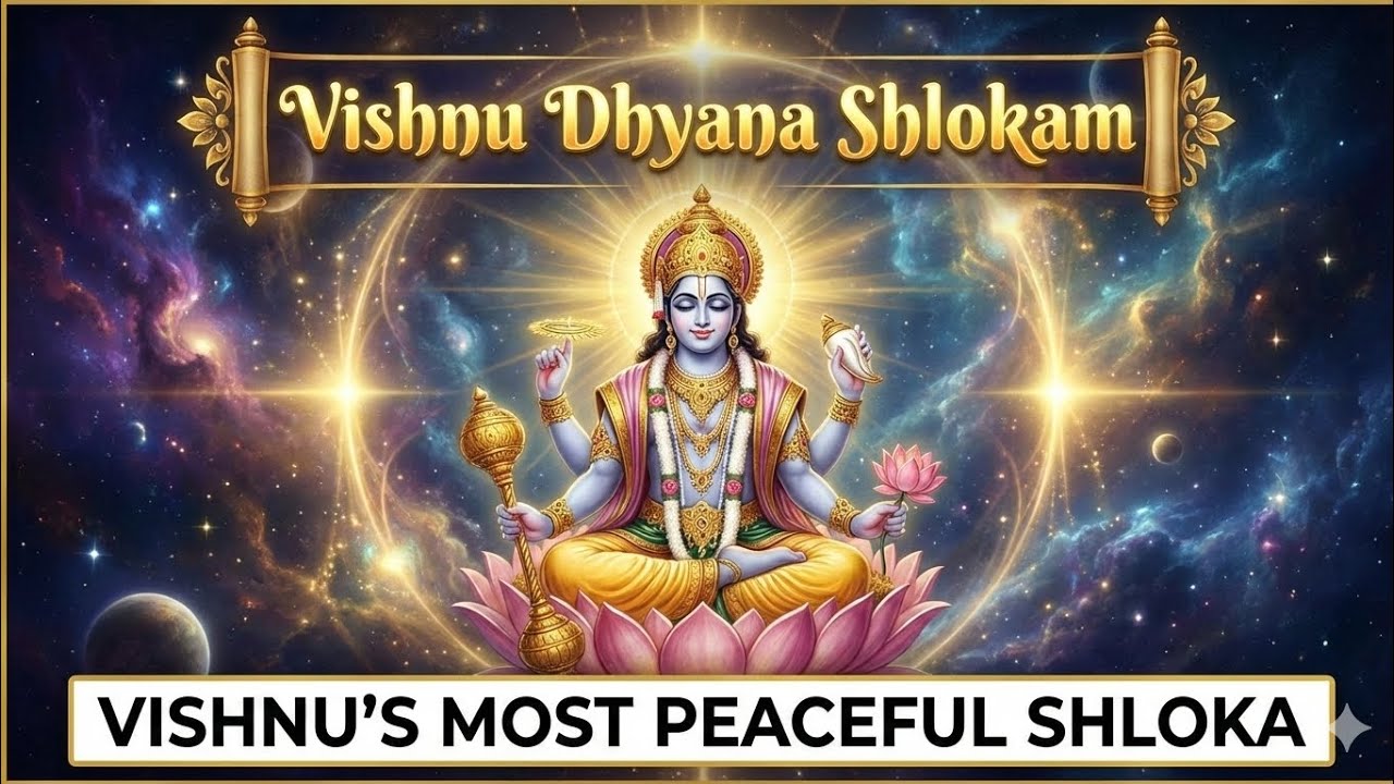LISTEN ONCE&hellip; FEEL PEACE. THIS SHLOKA CHANGES ENERGY ✨ ✨#vishnu #govinda