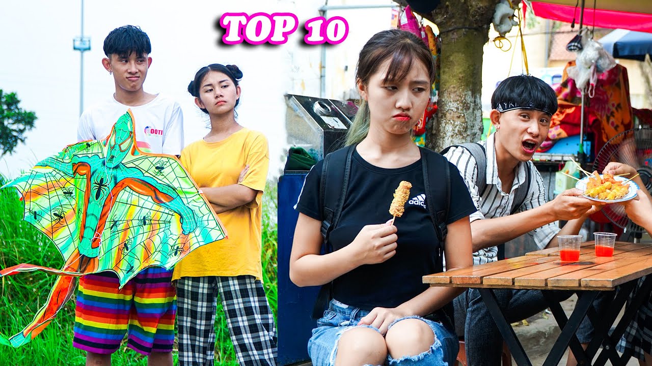 TOP 10 VIDEO HAY  - Diều Tự Chế - Fly A Kite - Táo Xanh TV