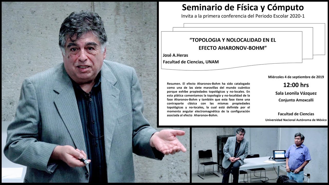 Topología y nolocalidad en el efecto Aharonov-Bohm (José Heras)