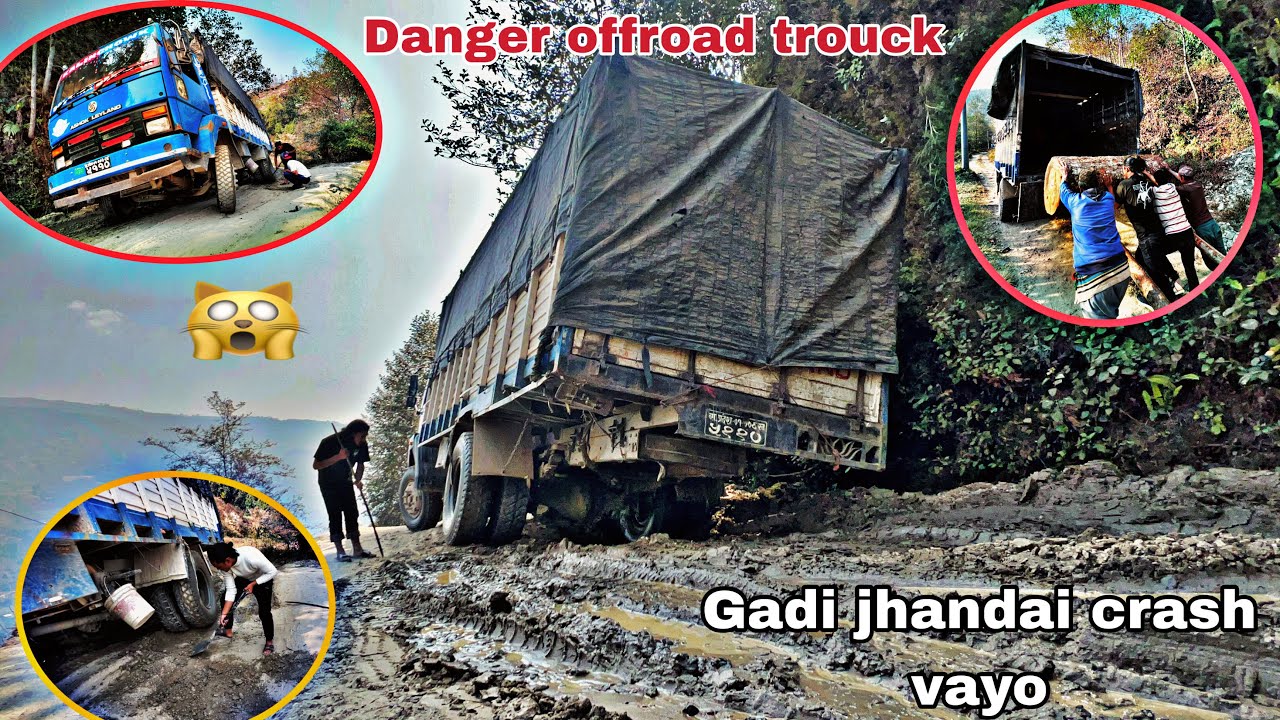 Gadi jhandai crash vayo🙀//  offroad nepal//jungle ma khana Aaja pani