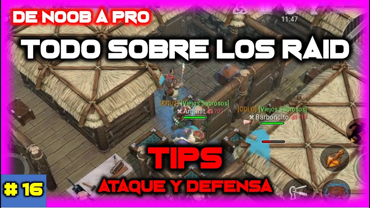 💣TIPS Y COMO FUNCIONAN💣LOS RAID (DEFENSA Y ATAQUE) #16 DE NOOB A PRO - FROSTBORN - Javi G
