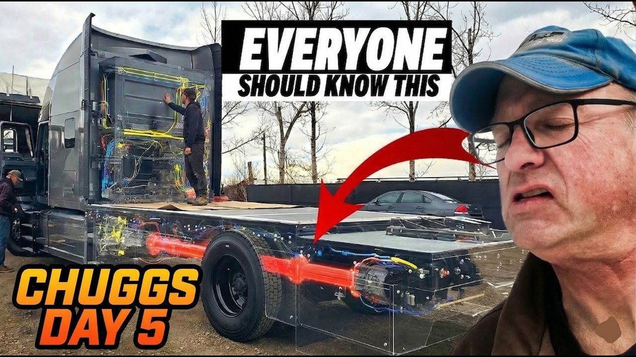 Жестокая выравнивание рамы и балансировка карданного вала: от Mack Anthem с пробегом 500 000 миль...