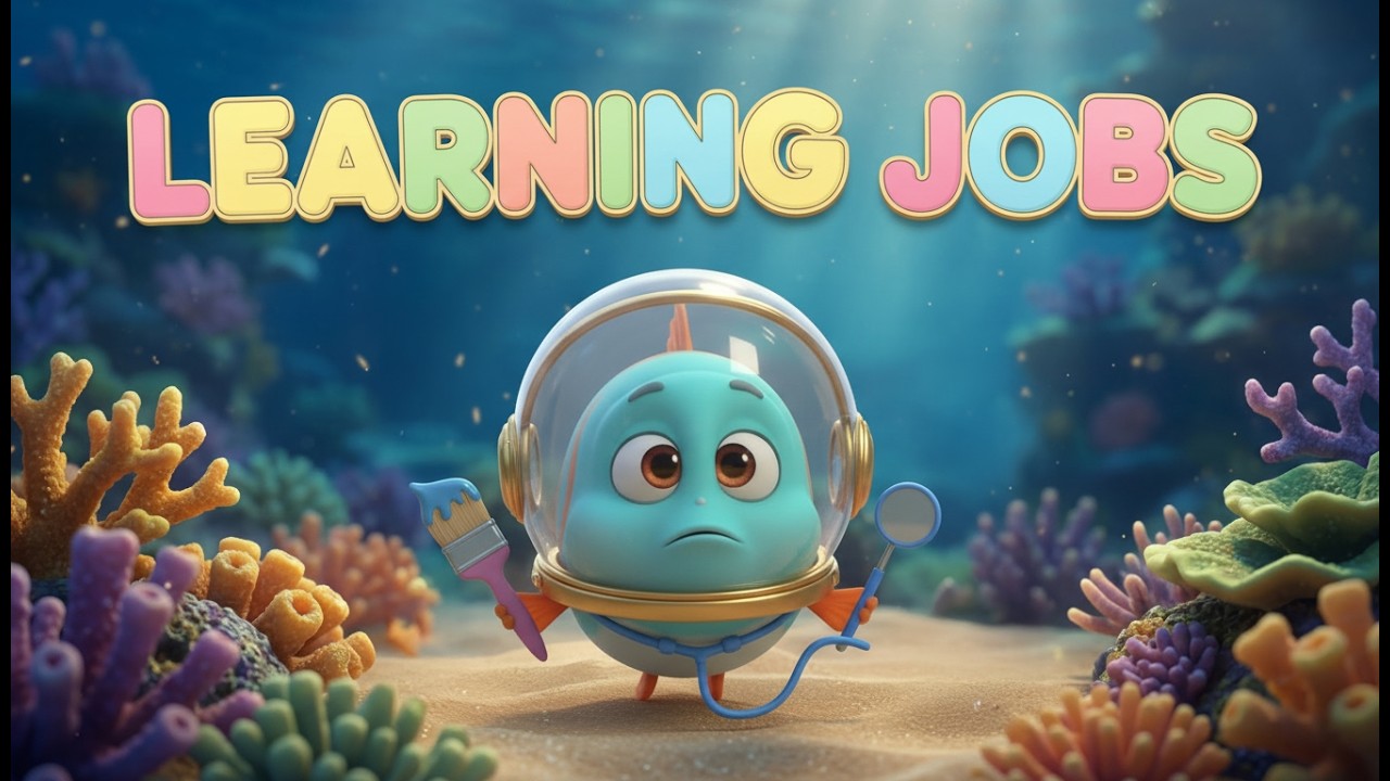 Learning Jobs in English with Shulu 🐟 | Fun & Easy for Kids
