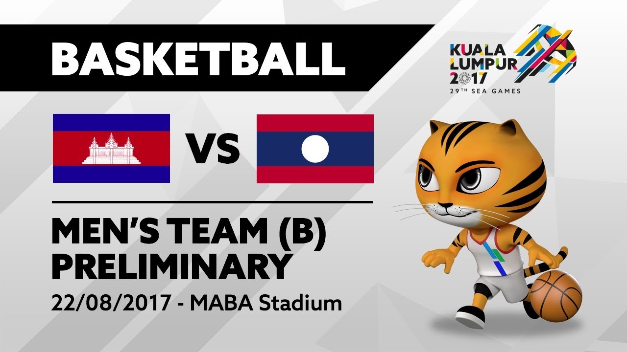 KL2017 29th SEA Games | Men's Basketball - CAM 🇰🇭 vs LAO 🇱🇦 | 22/08/2017