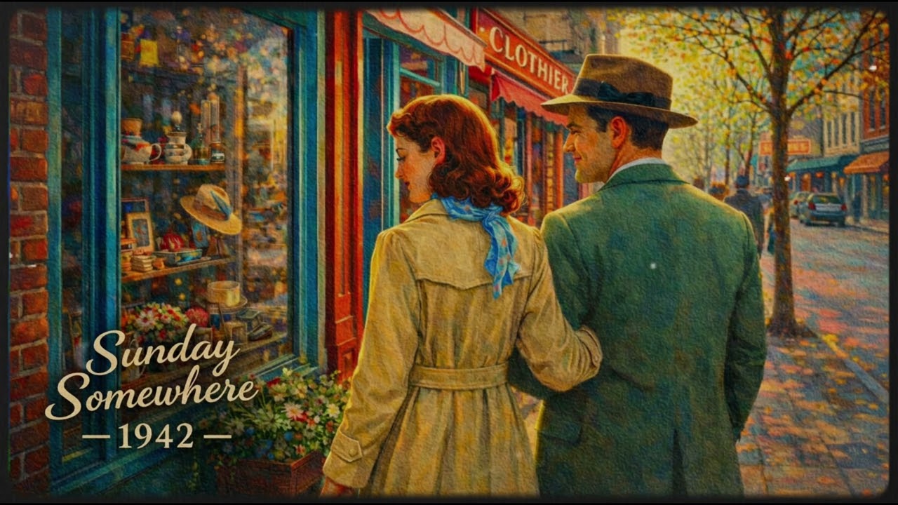 Happy & Cozy Vintage Playlist 📻1940s Radio Music for a Sunday Afternoon