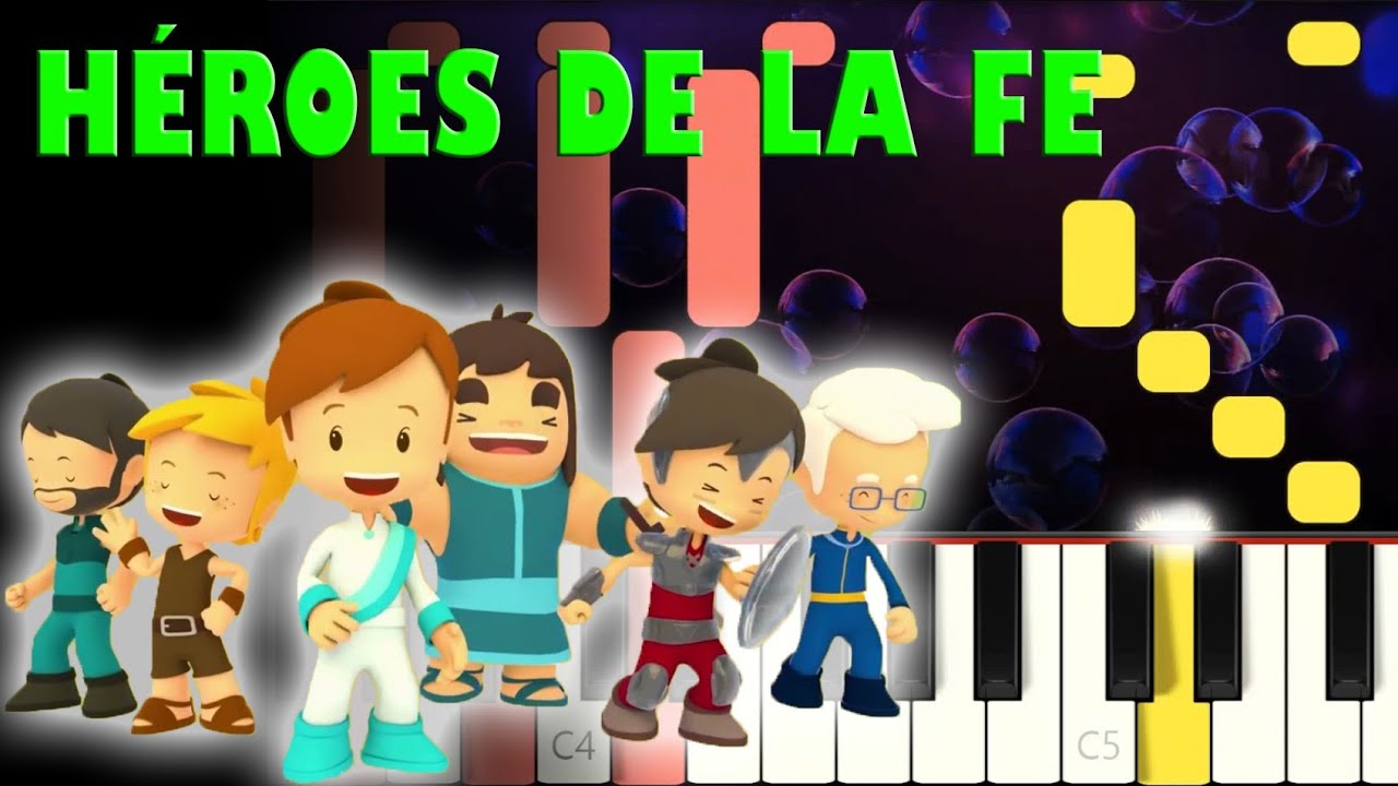 Pequeños Héroes - Héroes de la Fe | Piano Cover | Tutorial | Karaoke