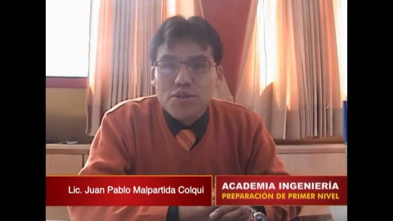 Profesores de la Academia Ingenier&iacute;a felicitan a los nuevos cachimbos 2013-I