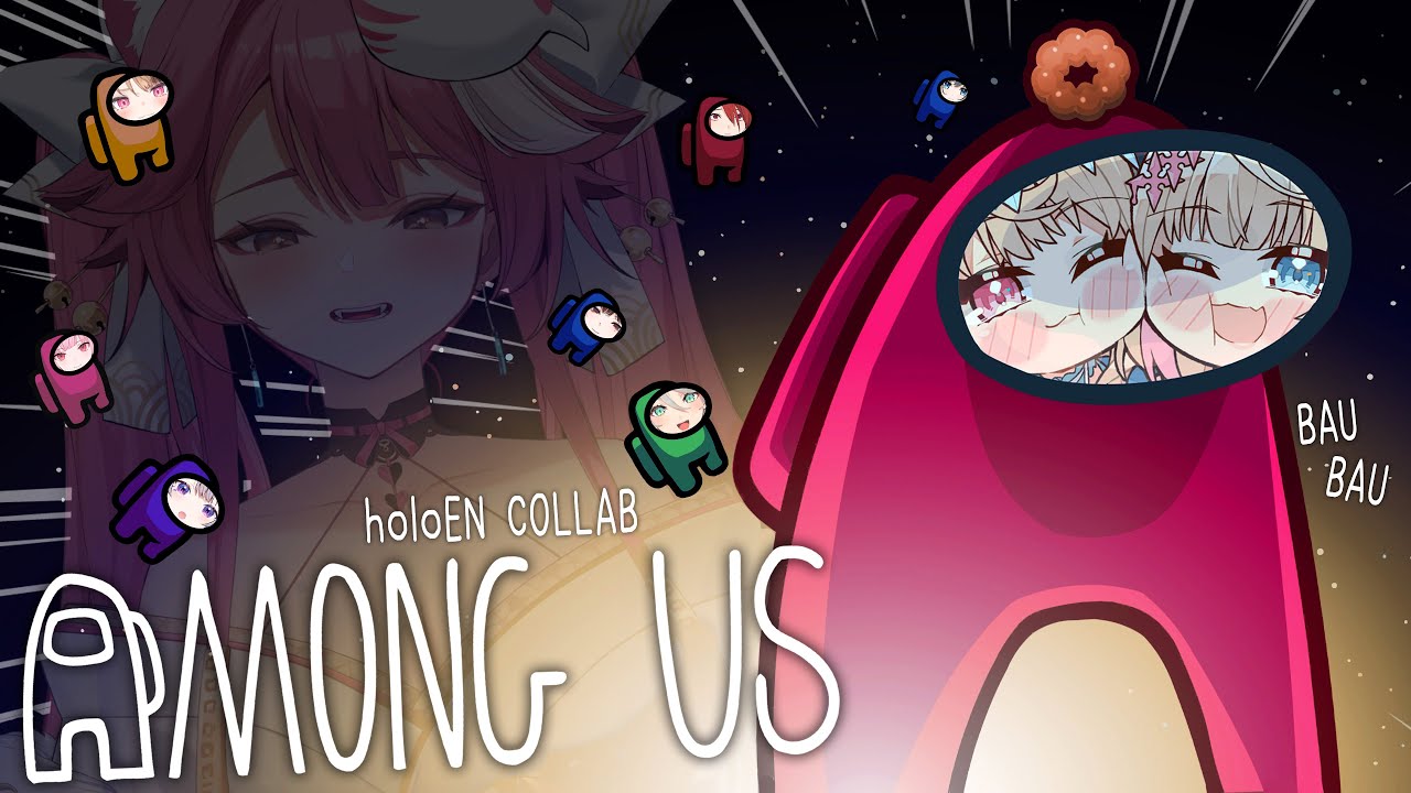 【#holoEN AMONG US COLLAB】happy birthday backstabbing 🐾 #RAORABDAY2025【FUWAMOCO POV】