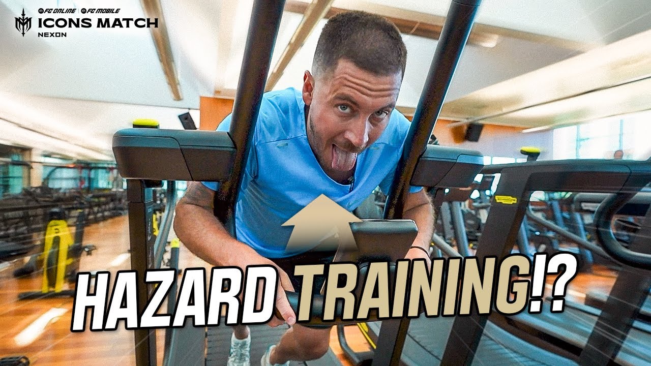 “Conte is going to kill me!” | Eden Hazard Training For REVENGE In 2025 Icons Match