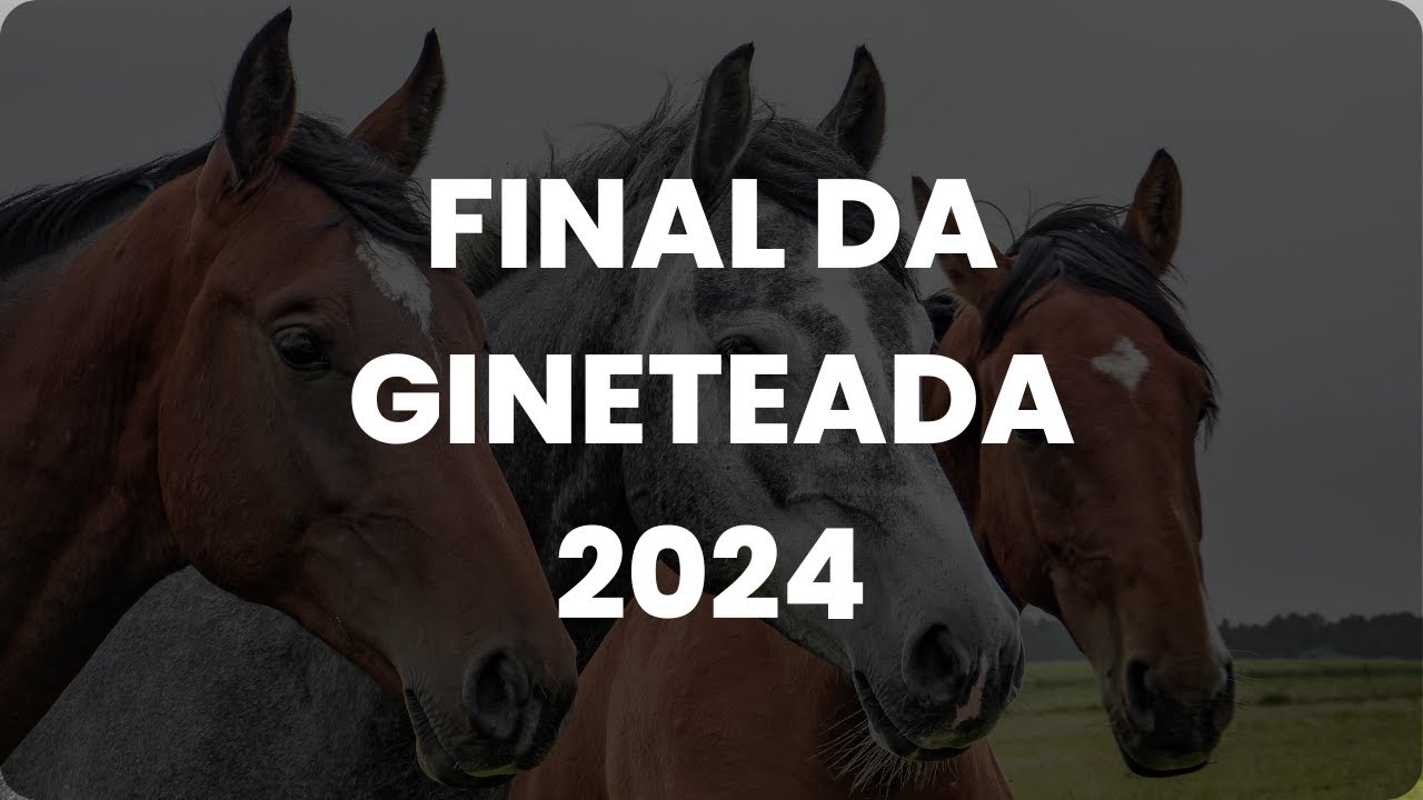 GINETEADA VACARIA 2024 DOMINGO DA FINAL DO 35&ordm; RODEIO INTERNACIONAL DE VACARIA