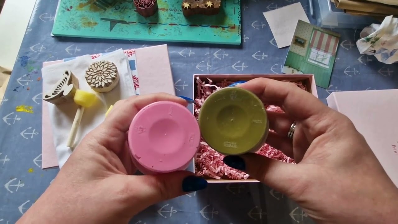 Unboxing new Molly Mahon Block Printing Kits