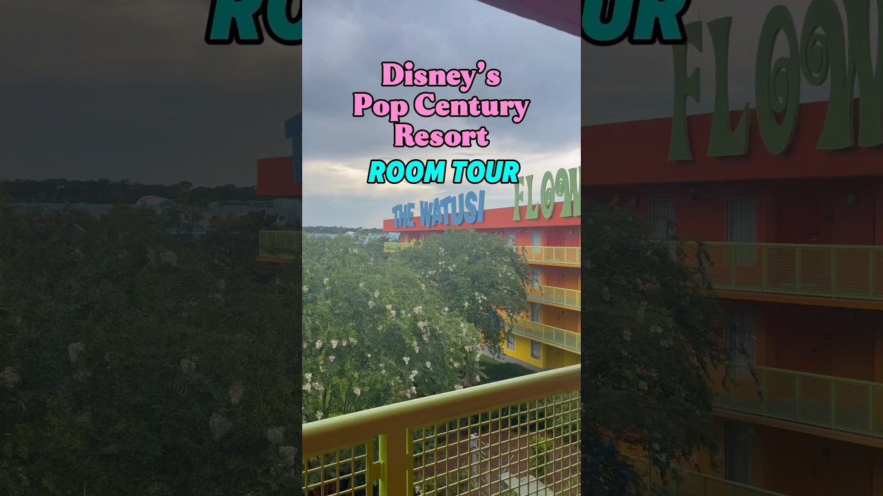 Disneys Pop Century Room Tour | Walt Disney World