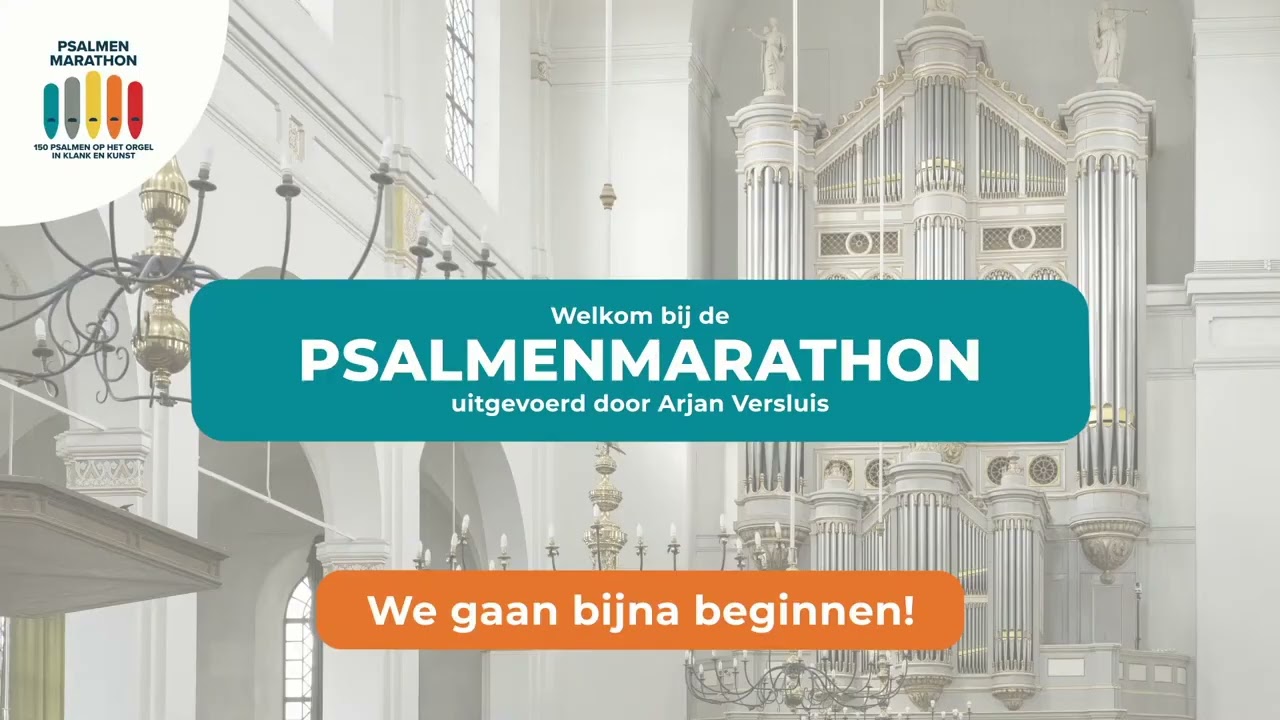 Psalmenmarathon Arjan Versluis (improvisaties) voor restauratie Grote Kerk Gorinchem