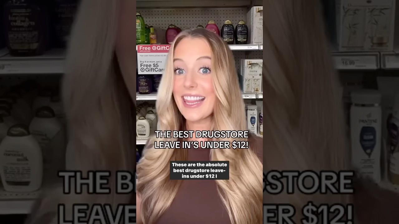 These are the BEST drugstore leave-in conditioners I've ever tried! And they're all under $12 🤩
