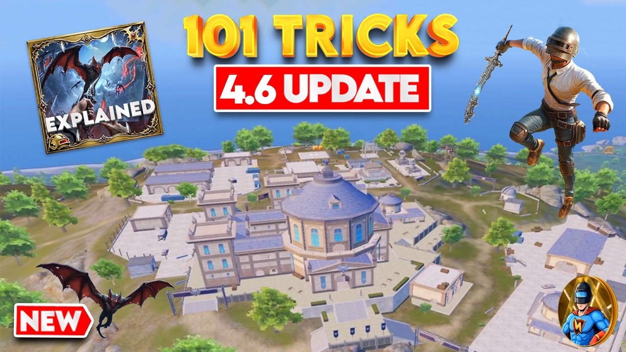 BGMI NEW UPDATE 4.6 - HOW TO PLAY - 101 TRICKS