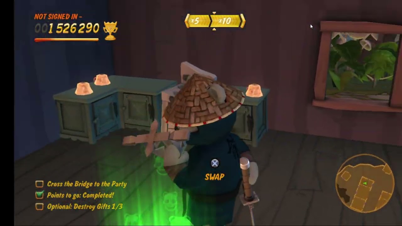 naughty bear no hit episode 1 with ninja skin