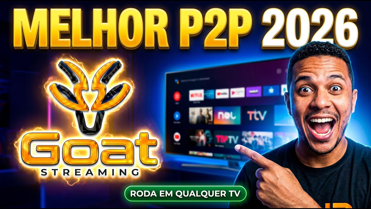 O Melhor P2P de 2026! Roda Liso em Qualquer Smart TV 📺