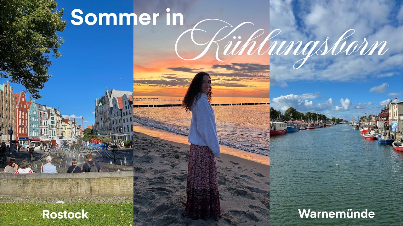 kühlungsborn diaries | sommer in kühlungsborn, rostock & warnemünde☀️⛵️
