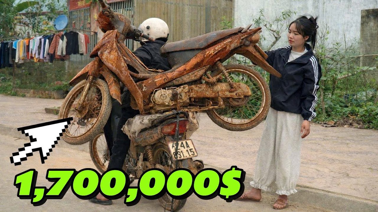 The girl spent a large sum of money to buy a broken car; could she repair it and resell it?