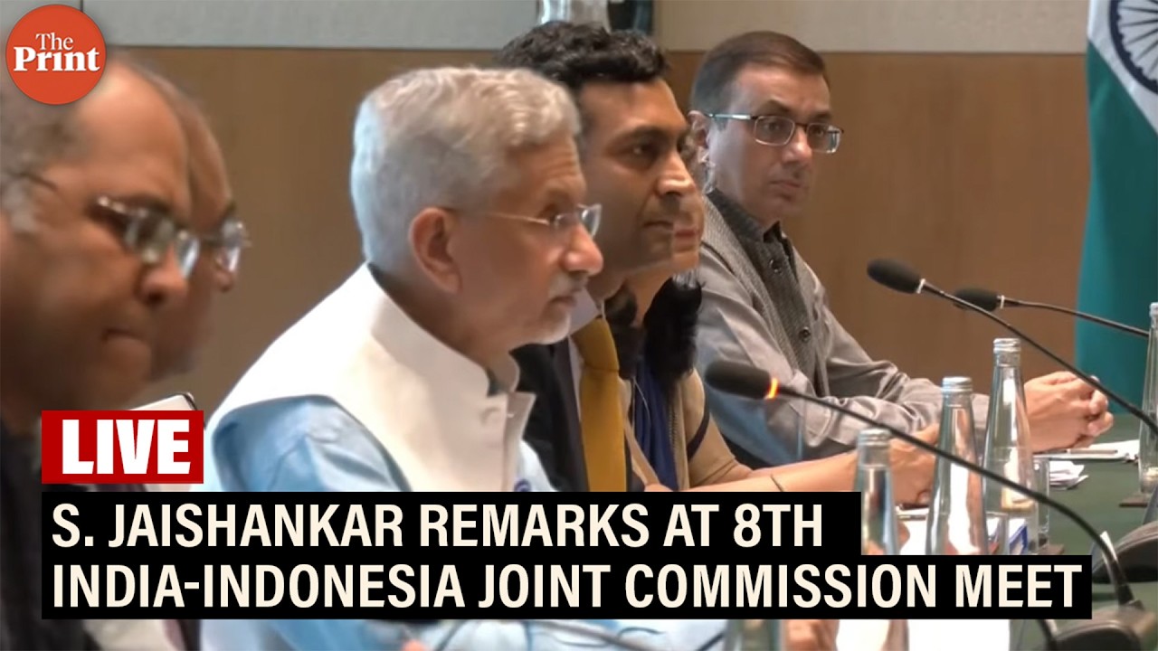 LIVE: EAM Dr. S. Jaishankar remarks at 8th India-Indonesia Joint Commission Meeting