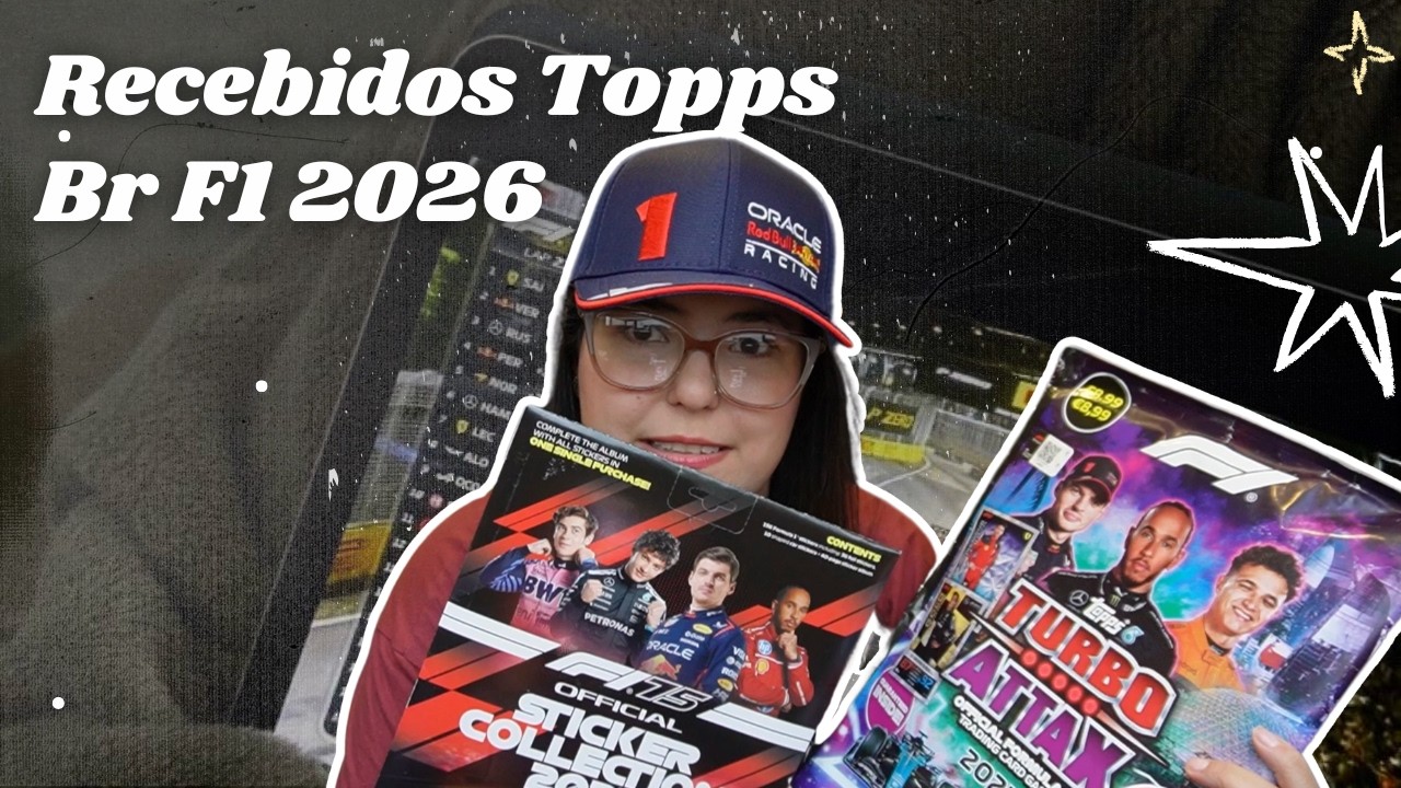 Recebidos da Topps! Álbum Oficial F1 2025 + Turbo Attax 2026 🏎️🔥 (Unboxing Completo)