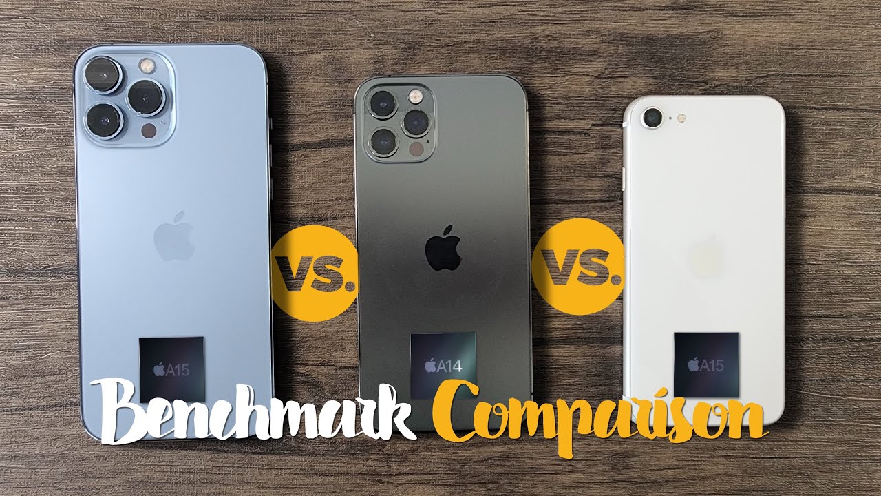 iPhone 13 Pro Max vs iPhone 12 Pro vs iPhone SE 3 (2022) | Speed/Performance Test