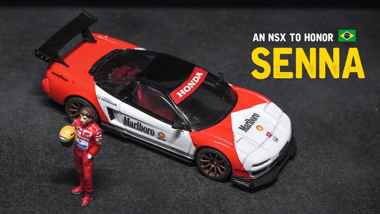 Marlboro Honda NSX to Honor Ayrton Senna by Tolle Garage