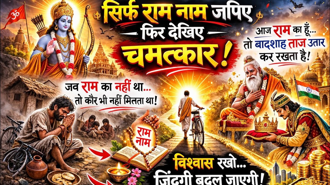 🌿राम नाम ही असली धन है।✨ तुलसीदास जी और अकबर की प्रेरक कथा🌿2 मिनट में जानिए कैसे बदलता है भाग्य!🌿