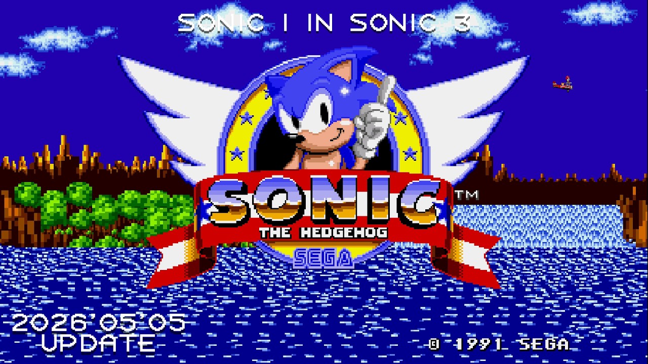 Sonic 1 in Sonic 3 (2026/05/05 - Stable Update) ✪ Full Game Playthrough (1080p/60fps)