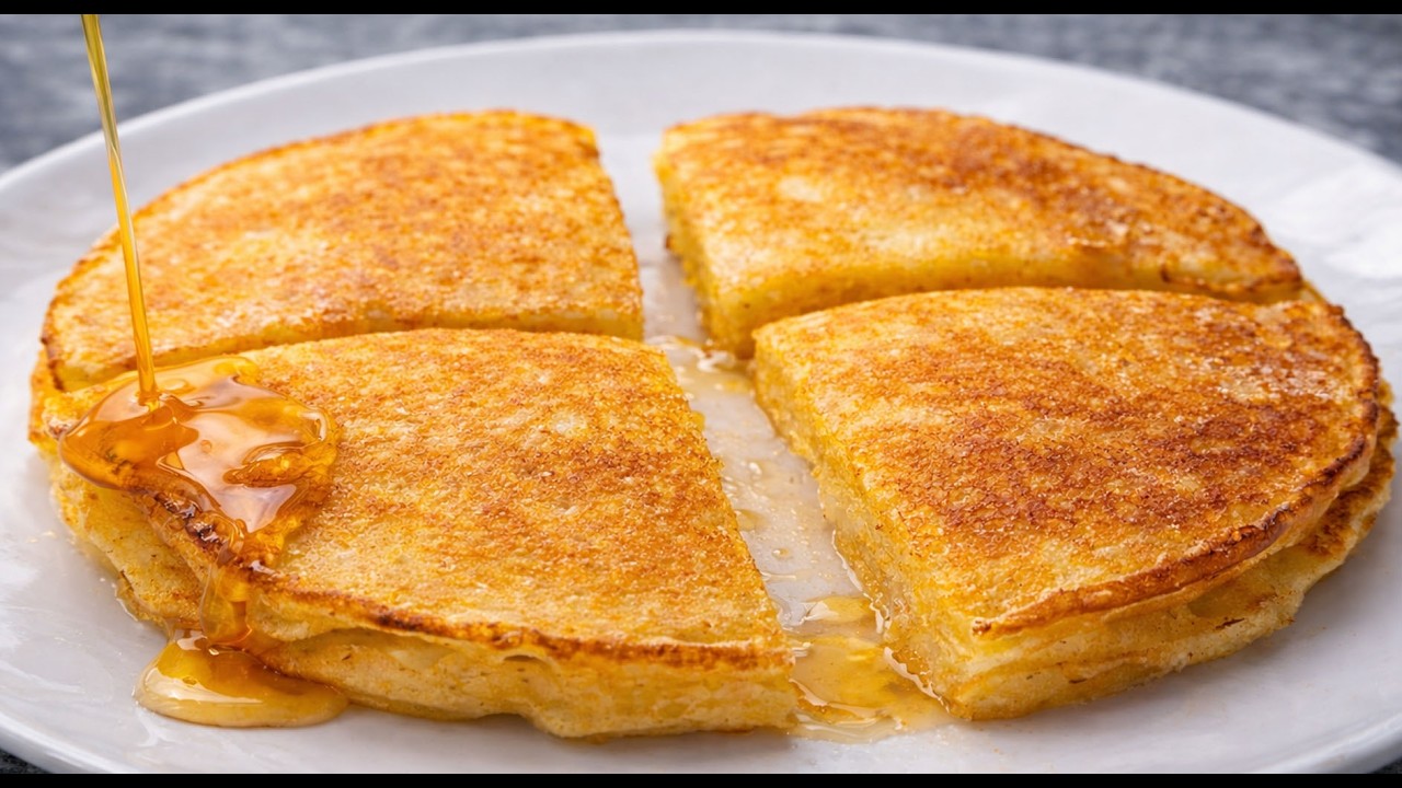 How to Make Pancakes at Home | Turn 2 Eggs Into Fluffy Pancakes |  Easy & Quick Pancake Recipe