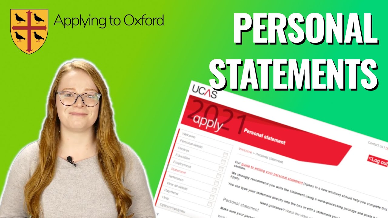 How to write the BEST Personal Statement: Advice from the University of Oxford
