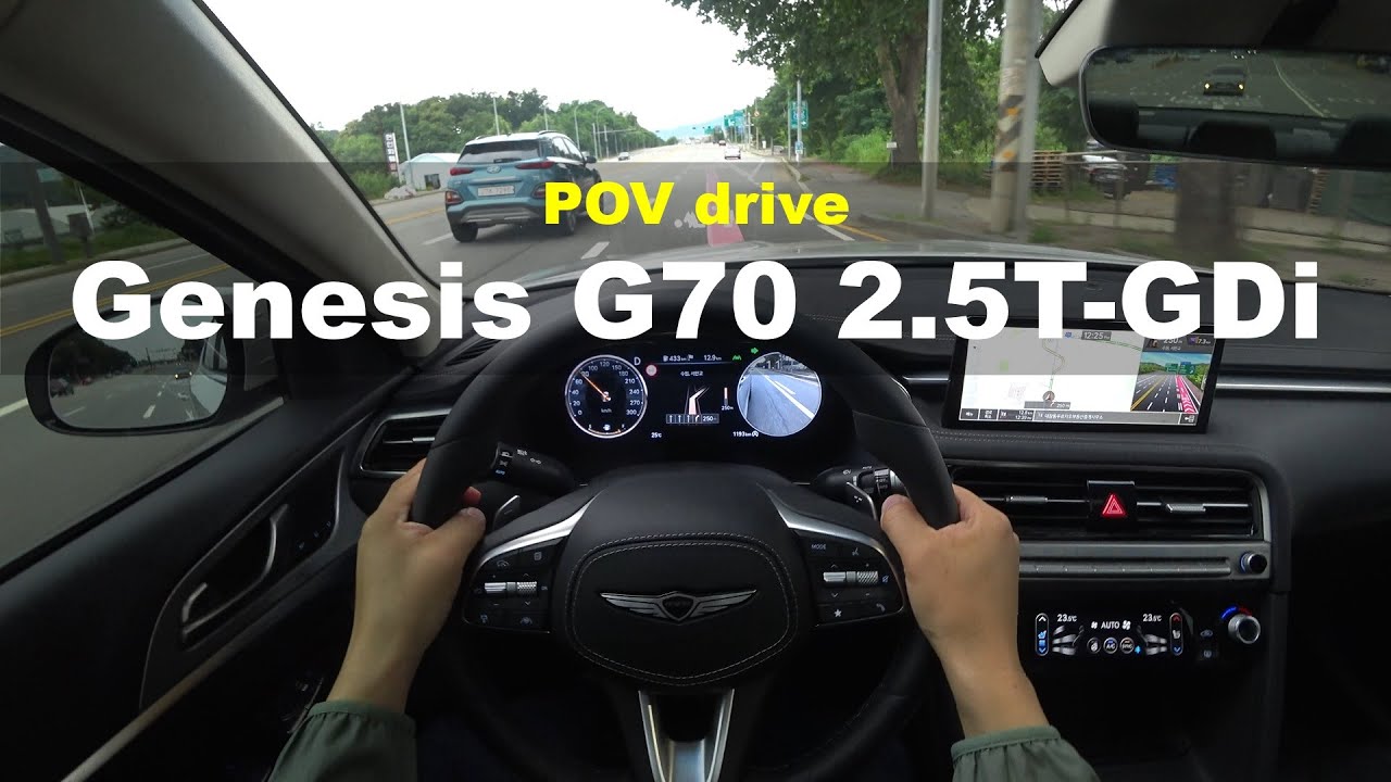 2024 Genesis G70 2.5T-GDi AWD POV drive