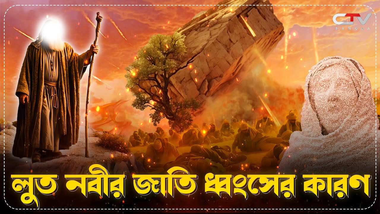 লুত নবীর ঘটনা | লুত নবীর স্ত্রীর পাথর হওয়ার ঘটনা | নবীদের গল্প | ইসলামের ইতিহাস | CTV BANGLA