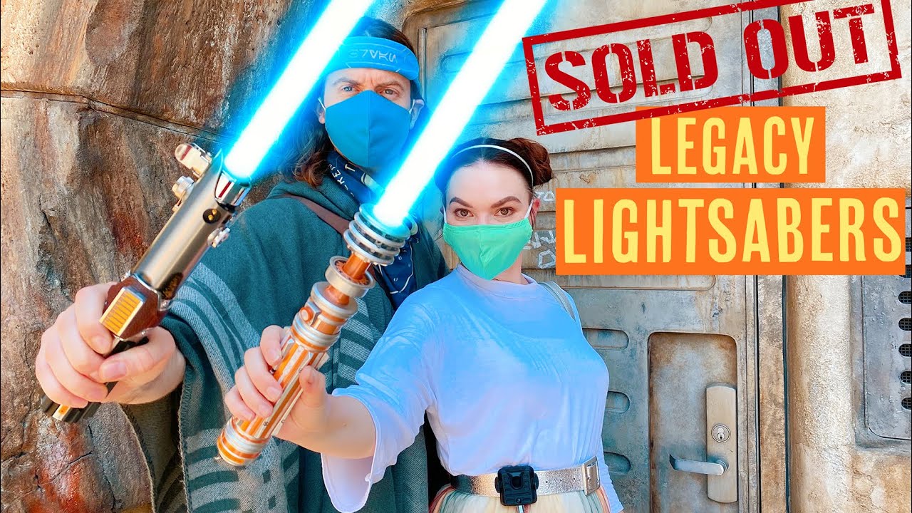 Galaxy's Edge Leia & Skywalker Legacy Lightsabers | May the Fourth Shopping Disneyland