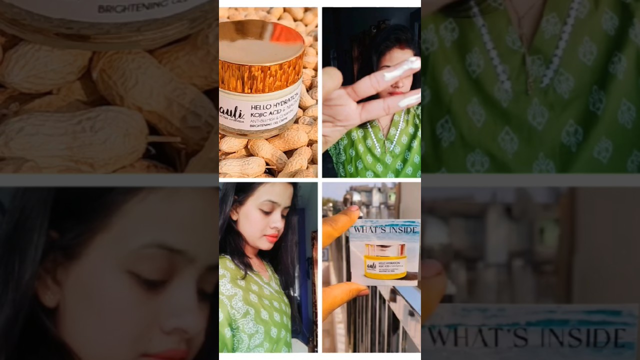 One product to get glowing🌟 skin|auli Hello hydration brighting Gel cream #hydrazones #everydaycare