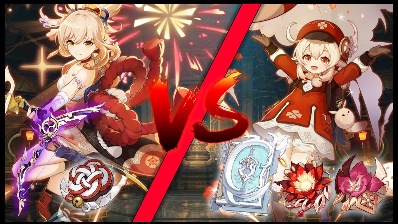 Klee & Yoimiya Vs Childe [DPS Showdown] - Genshin Impact