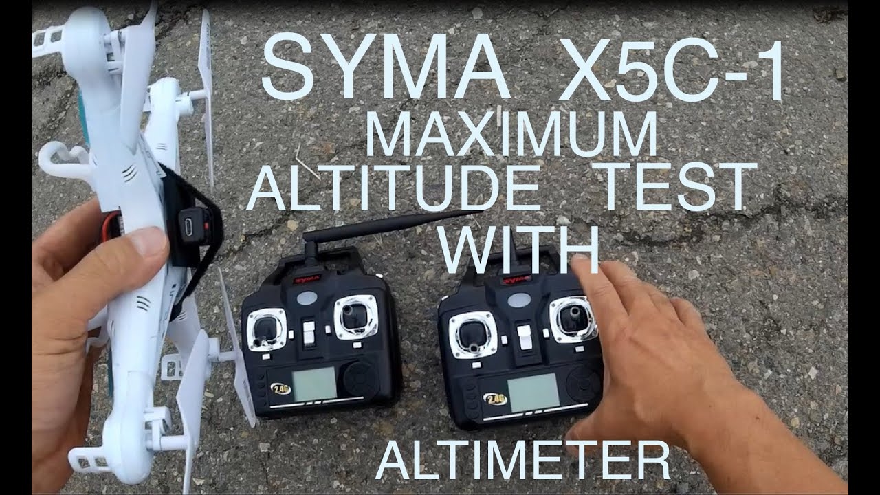 SYMA X5C MAXIMUM ALTITUDE TEST (BANGGOOD)