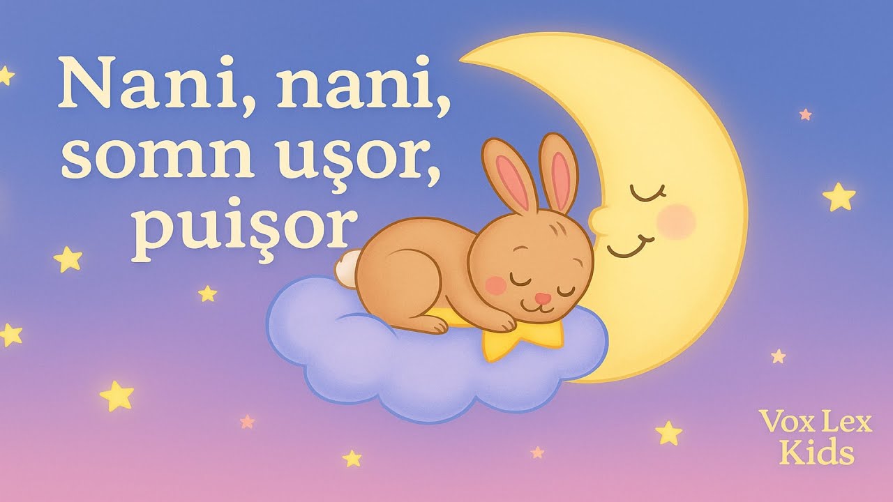 Nani, nani, somn ușor, puișor 💤 | Cântec de leagăn pentru copii – Vox Lex Kids