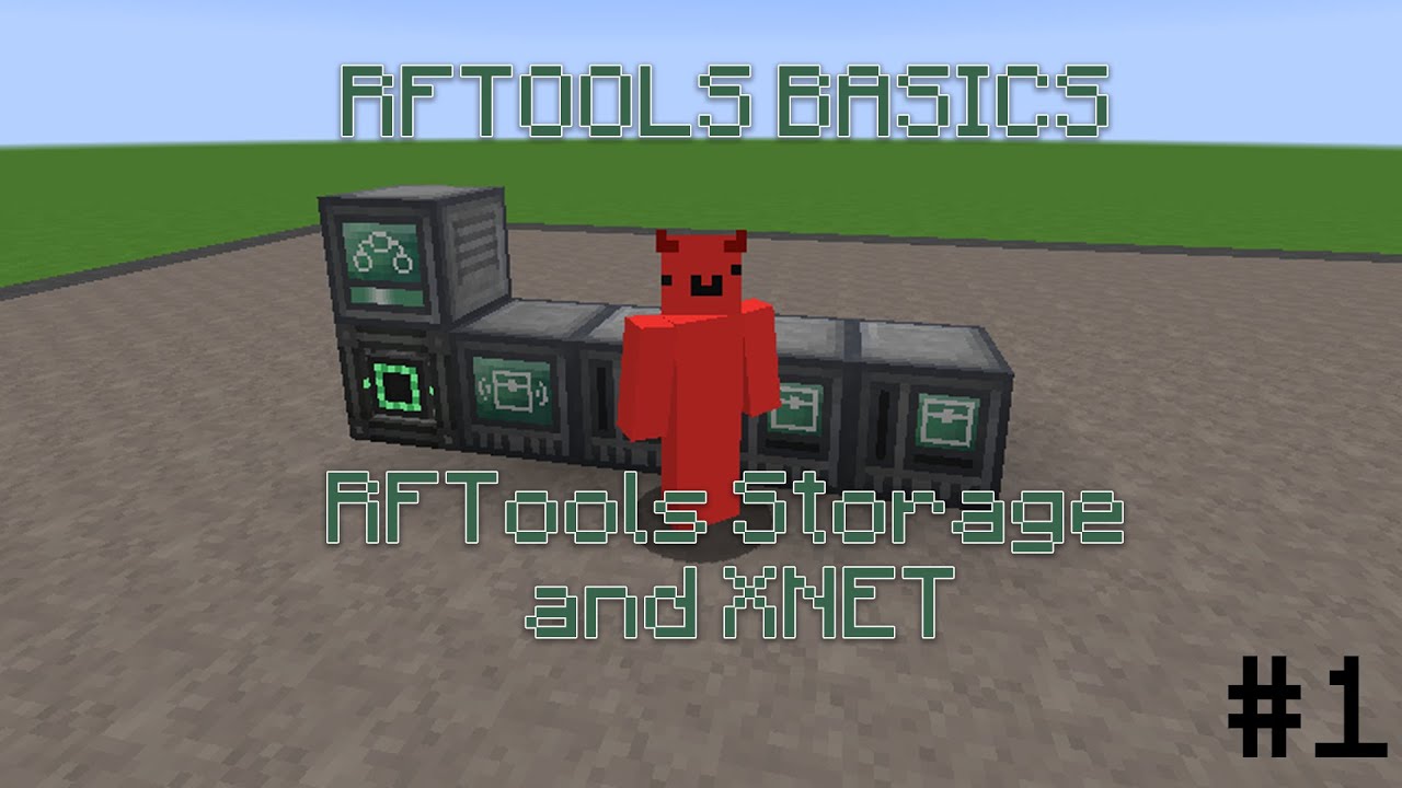 RFTools Basics | RFTools Storage and XNet 1.16.5 (Part 1) #1
