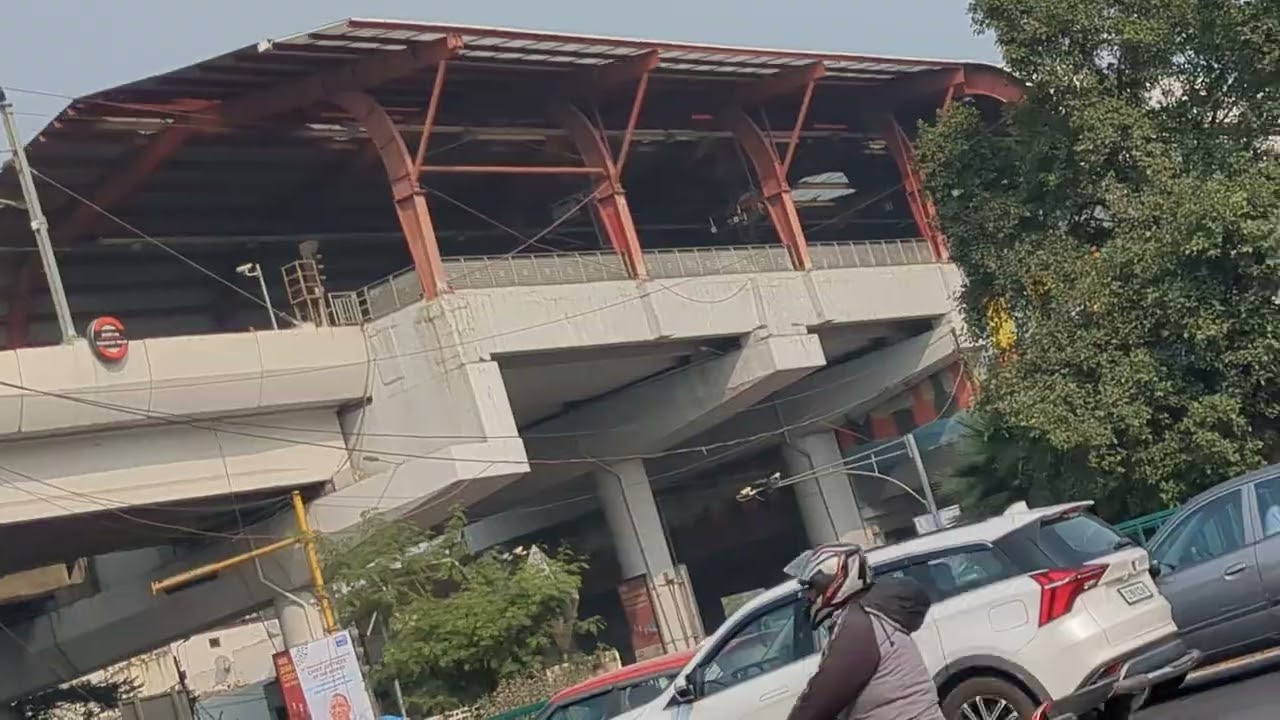 Transport Nagar Metro station Lucknow #lucknow #transportnagarlucknow #lkostatus #lko #lucknowcity 