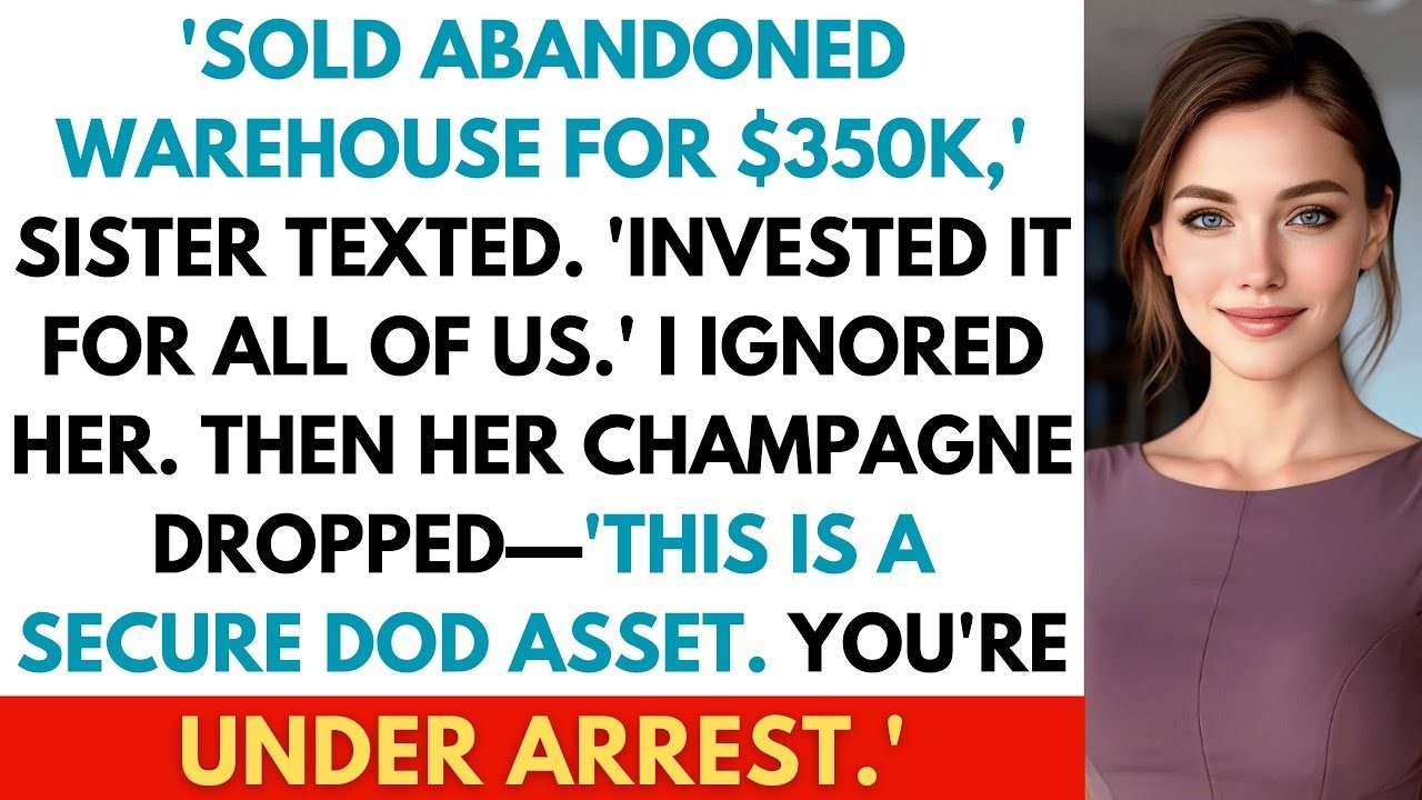 Sister’s Text  “Sold Your Empty Warehouse for $350K” – She Didn’t Know It Was Worth $14 Million