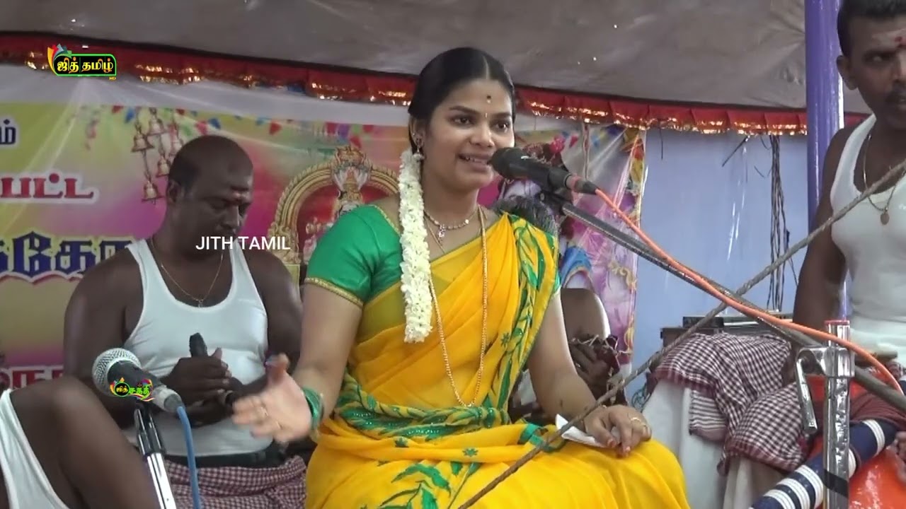 🔴தென்காசி இளம் புயல் 💖மாதவி உற்சாகமான வில்லுப்பாட்டு || MADHAVI VILLUPATTU #jithtamil