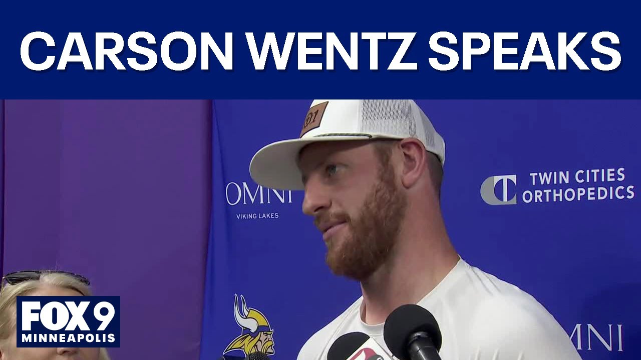 Carson Wentz says signing with Vikings 'has been a whirlwind'